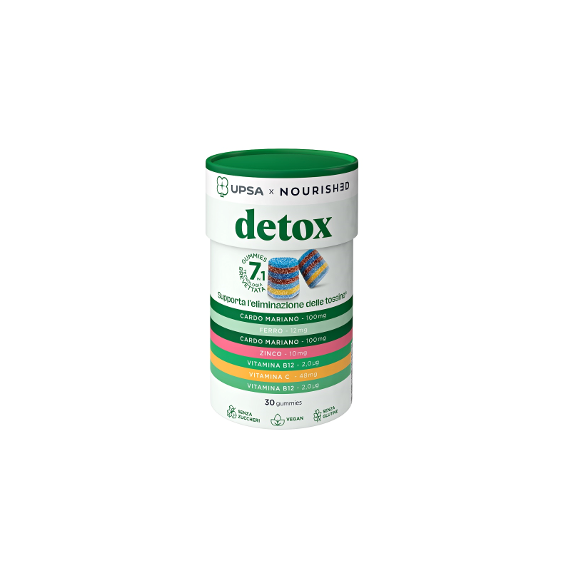 Upsa Italy Upsa X Nourished Detox 30 Gummies