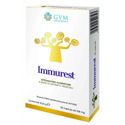 Confezione da 30 capsule di Integratore Sistema Immunitario Immurest da Longlife Formula