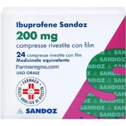 Compresse Rivestite Ibuprofene Sandoz 200 Mg
