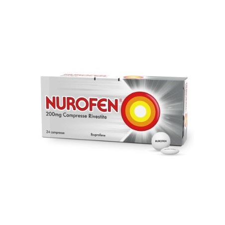 Blister da 24 compresse rivestite di Nurofen 200 mg della Reckitt Benckiser