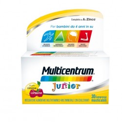 30 compresse di integratore multivitaminico e multiminerale di Multicentrum Junior per bambini