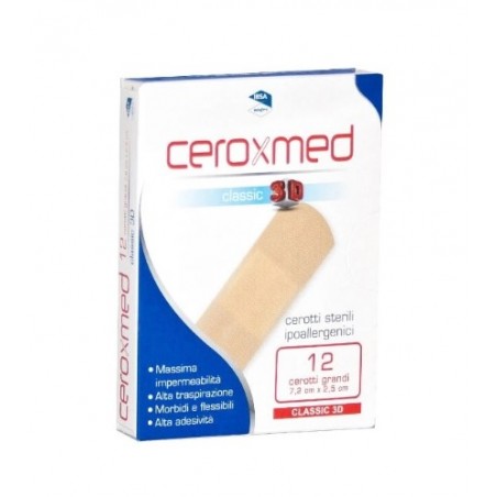 Nova Argentia Ind. Farm Cerotto Ceroxmed Classic 3d Misura Grande 12 Pezzi