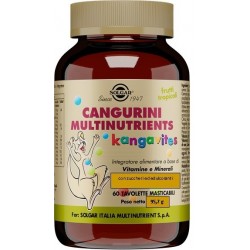 Barattolo da 60 tavolette di Integratore di Vitamine e Minerali Canguini Multinutriens da Solgar