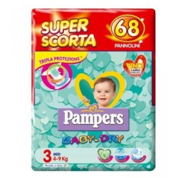 PAMPERS BD SUPERBAG MIDI 68...