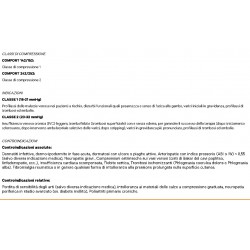 Gloria Med Gloriamed Thrombosis 18 Punta Chiusa Con Foro D'ispezione Tutta Coscia Autoreggente Lungo Max Misura Xl 1 Paio