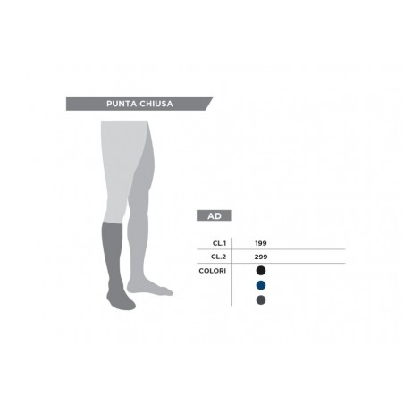 Gloria Med Modasana Gambaletto 18/20 Mmhg Cotone Antracite Taglia Xxl 1 Paio