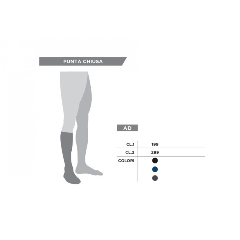 Gloria Med Modasana Gambaletto 18/20 Mmhg Cotone Nero Taglia Xxl 1 Paio