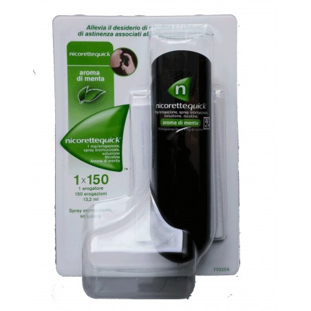 Confezione Spray Oromucosale di Nicorettequick della Johnson & Johnson