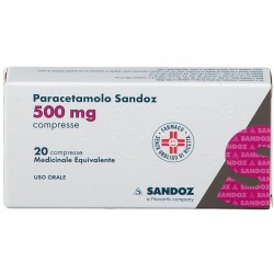 20 Compresse Paracetamolo Sandoz 500 Mg