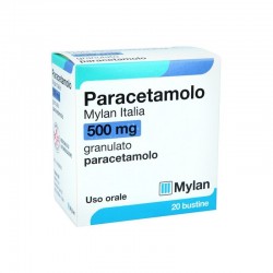20 bustine granulato Paracetamolo Mylan Italia 500 Mg