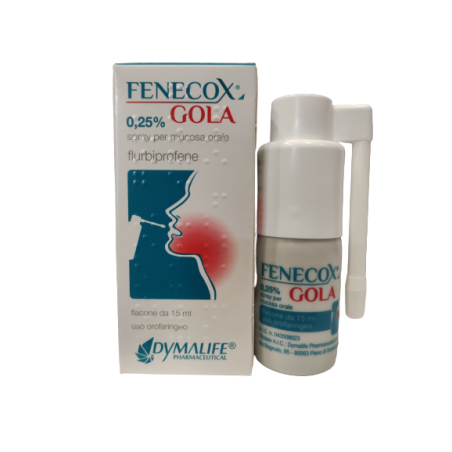 Fenecox gola 0,25% Spray Per Mucosa Orale 15 ml