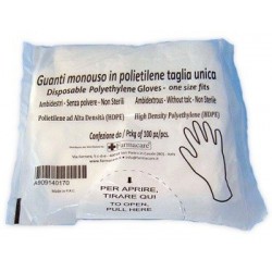 Farmacare Guanto Monouso In Pvc Misura Unica 100 Pezzi