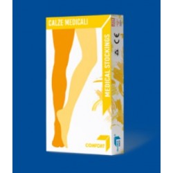 Gloria Med Gloriamed Comfort 142 Tutta Coscia Autoreggente Corto Beige Misura Small 1 Paio