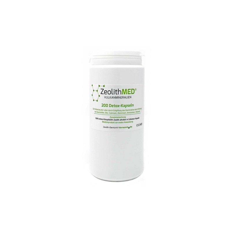 Erbavoglio Production Zeolithmed Minerali Vulcanici Detox 200 Capsule