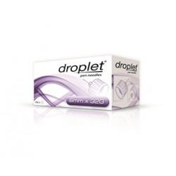 Difar Distribuzione Ago Per Penna Da Insulina Droplet 32 Gauge 6 Mm 100 Pezzi