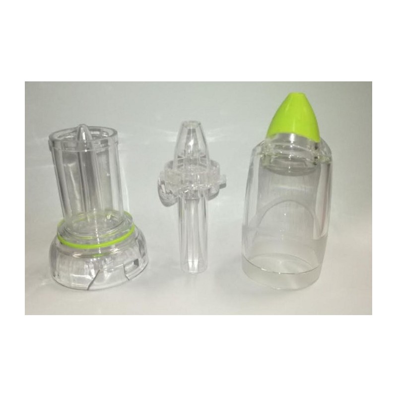 Air Liquide Medical Syst. Kit Di Ricambio Completo Rinowash Ego Con Vaschetta Portafarmaco + Atomizzatore + Guarnizione Di Tenut