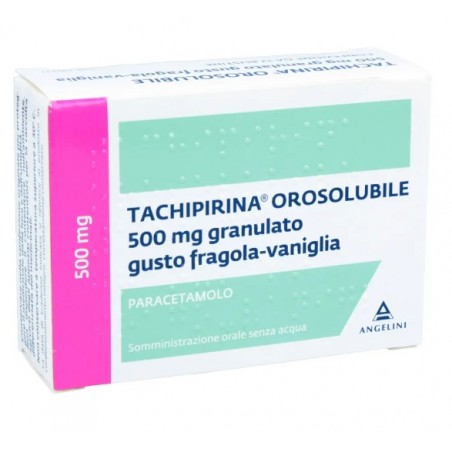12 bustine Tachipirina Orosolubile 500 Mg 12 bustine Tachipirina Orosolubile 500 Mg
