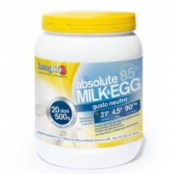 Confezione da 500g di Integratore di Proteine Absolute Milk&egg da Longlife