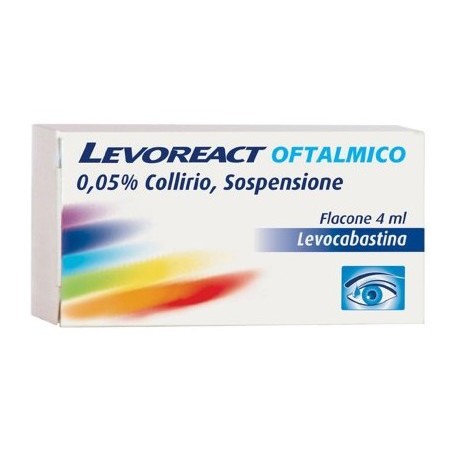 Collirio da 4 ml Levoreact Oftalmico 0,05 %