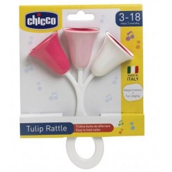 1 pezzo - Tulipano Sonoro Rosa 3/18 mesi di Chicco Gioco