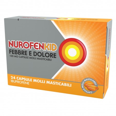 Capsule per bambini Nurofenkid Febbre E Dolore