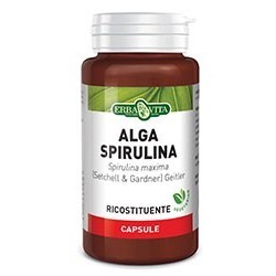 Erba Vita Alga Spirulina Integratore per il benessere naturale 60 capsule