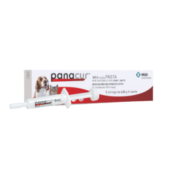 Confezione da 1 tubetto di Pasta Orale per Cani e Gatti 187,5 Mg/g di Panacur