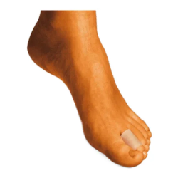 OK PED Tubo in Gel Rivestito in Tessuto Tubo proteggi dita in gel polimero Rivestito Taglia S 1 Pezzo