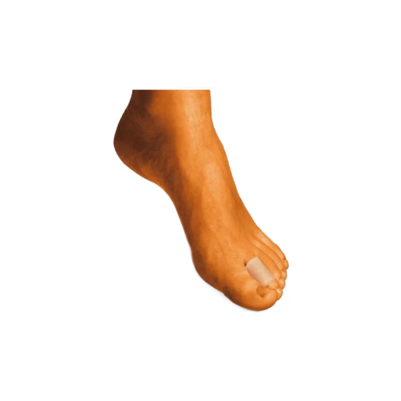 OK PED Tubo in Gel Rivestito in Tessuto Tubo proteggi dita in gel polimero Rivestito Taglia S 1 Pezzo