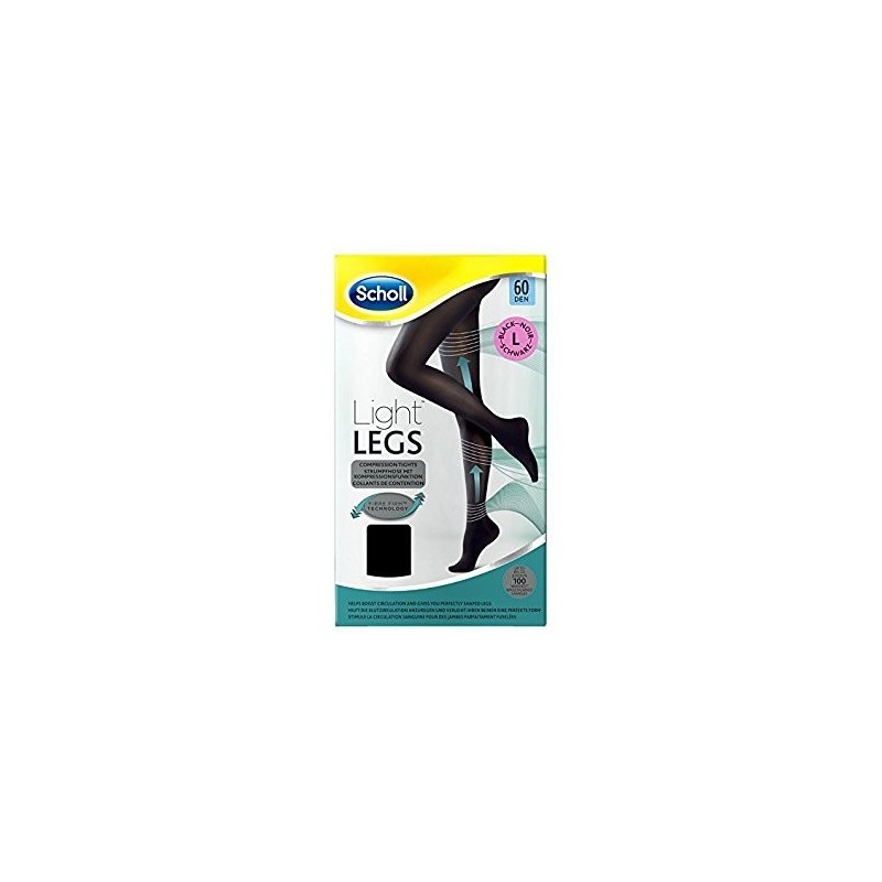 Scholl Lightlegs Collant 60 Denari Taglia S - 1 Paio Colore Nero