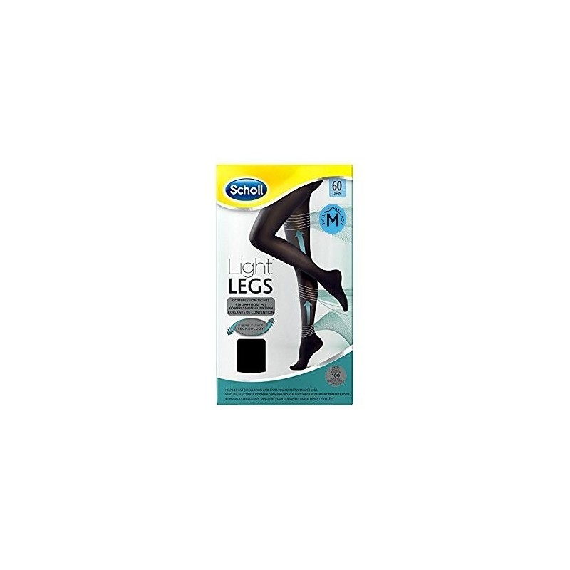 Scholl Lightlegs Collant 60 Denari Taglia S - 1 Paio Colore Nero