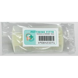 Farvisan Pettinino con dente fitto di color bianco