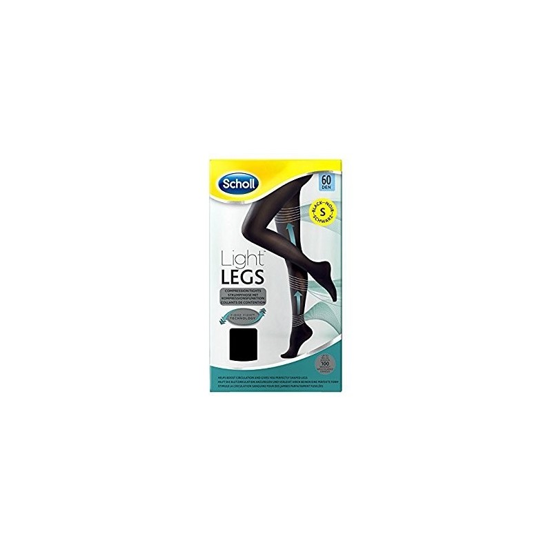 Scholl Lightlegs Collant 60 Denari Taglia L - 1 Paio Colore Nero