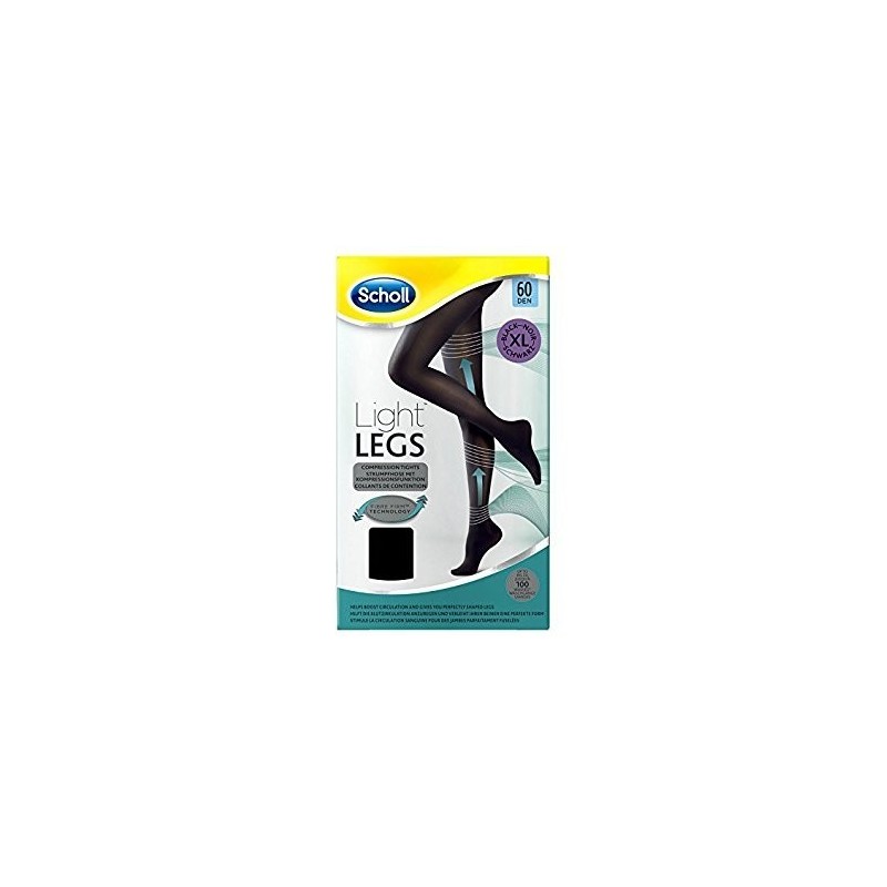 Scholl Lightlegs Collant 60 Denari Taglia L - 1 Paio Colore Nero