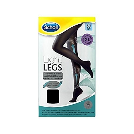 Scholl Lightlegs Collant 60 Denari Taglia L - 1 Paio Colore Nero
