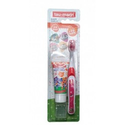 Alfasigma Tau Marin Set Baby Smile Special Edition 44 Gatti Dentifricio Fragola 20 Ml + Spazzolino