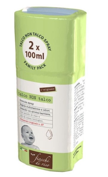 Spray Talco Non Talco Fiocchi Di Riso - 100 Ml, Per Sudorazione E Protezione Zanzare - Foto 3