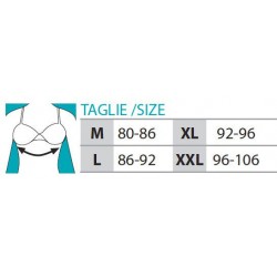 Safte Orione 9696 Reggiseno Post-operatorio bianco Taglia M