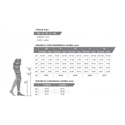 Gloriamed Micro 181 Gambaletto lungo colore Beige Misura Medium 1 Paio