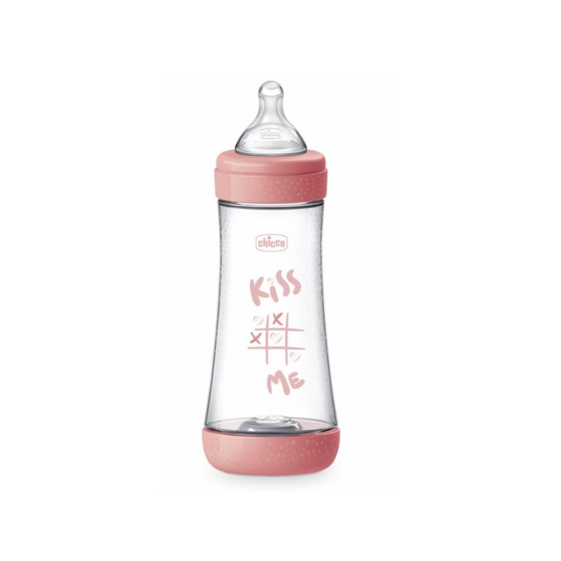 Chicco Biberon P5 300ml Fast Silicone Girl