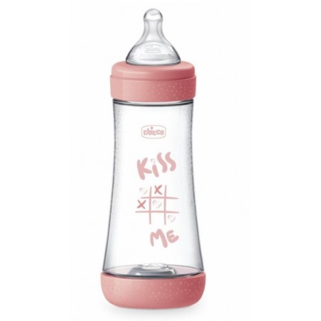 Chicco Biberon P5 300ml Fast Silicone Girl