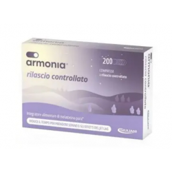 Armonia Melatonina Rilascio Controllato Integratore per il sonno 200 Compresse