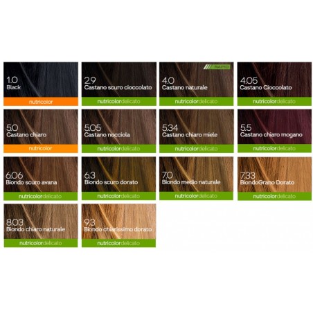 Bios Line Biokap Nutricolor 4,5 Castano Mogano Tinta Tubo + Flacone