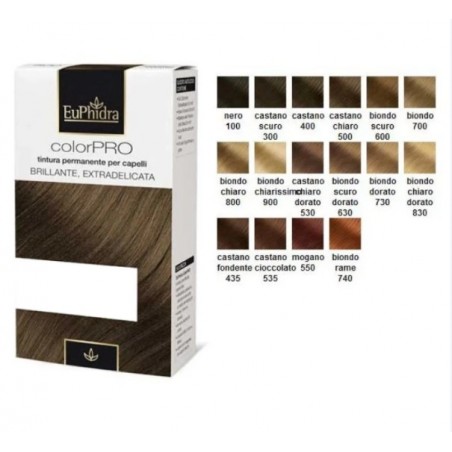 Zeta Farmaceutici Euphidra Colorpro Xd 740 Biondo Rame Gel Colorante Capelli In Flacone + Attivante + Balsamo + Guanti