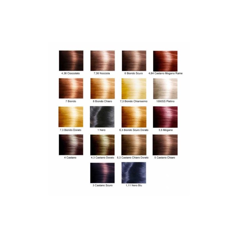 Giuliani Bioscalin Nutricolor Plus 7 Biondo Crema Colorante 40 Ml + Rivelatore Crema 60 Ml + Shampoo 12 Ml + Trattamento Finale