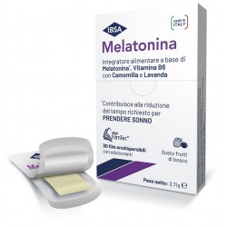 Confezione da 30 film orodispersibili di Melatonina della Ibsa Farmaceutici