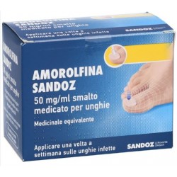 Smalto medicato antimicotico Amorolfina Sandoz 50 Mg/ml