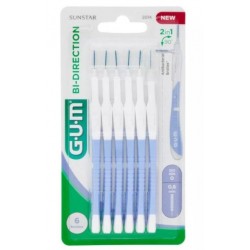 Sunstar Italiana Gum Bi-direction Scovolini Punta Microfine 2314 6 Pezzi
