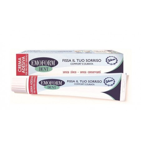 Polifarma Benessere Emoform Dent Crema Adesiva Per Protesi Dentale 45 G