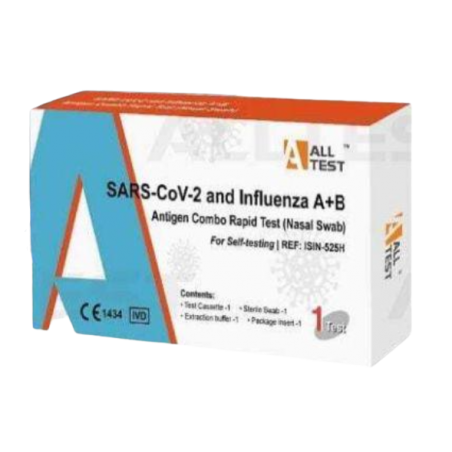 Test Antigenico Covid-19 Boiron Test&car 2in1 Autodiagnostico Determinazione Qualitativa Antigeni Sars-cov-2/influenza A+b In Ta